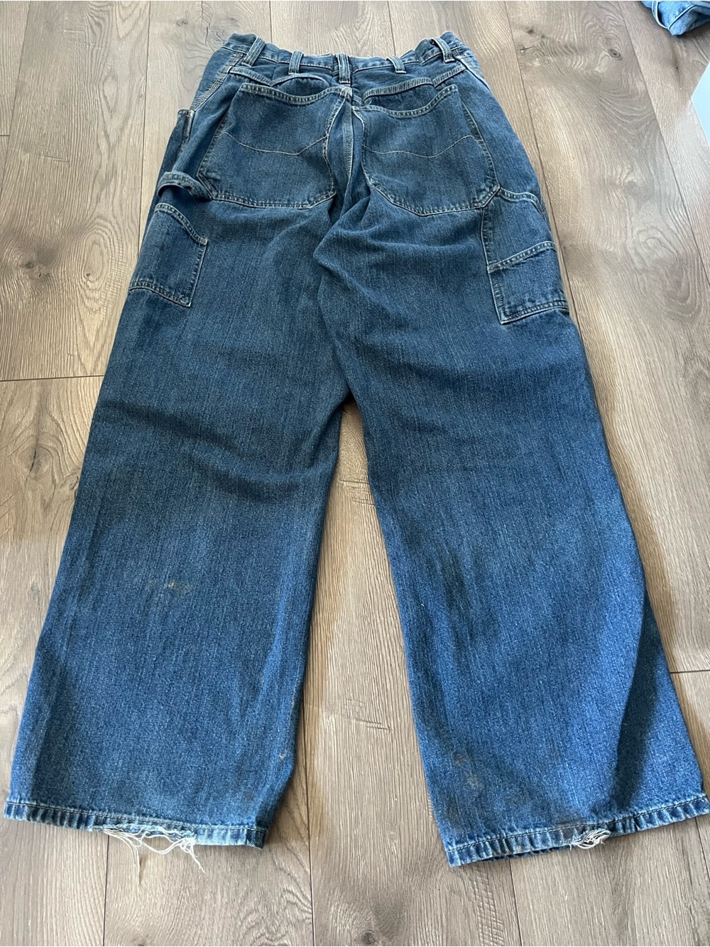 Vintage George Relaxed Fit Carpenter Jeans - Dark Blue